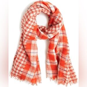 J. Crew Plaid Blanket Scarf